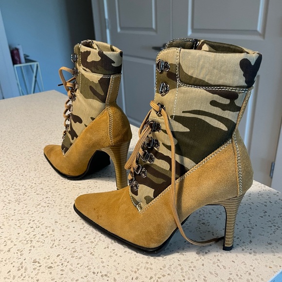 Brown Camouflage boots - Picture 4 of 5